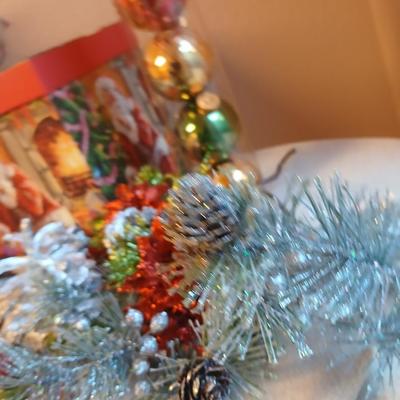 Glitter & Glam Christmas Decorations - ornaments - kitchen towels - Santa - and more