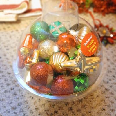 Christmas - Faux poinsettia flowers - Cardinals -red vase - and more poinsettia themed decorations
