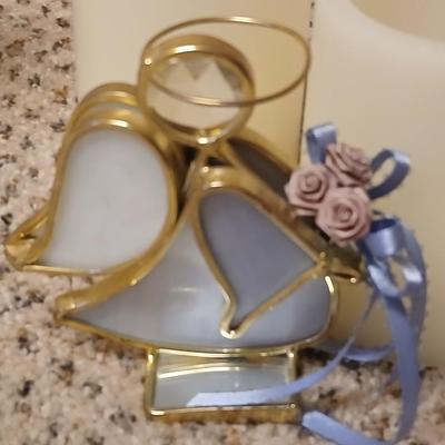 Christmas - Bradford editions Angel Joy ornaments - Ganz white iridescent angels - Remote candles - and more