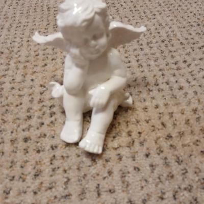 Christmas - Bradford editions Angel Joy ornaments - Ganz white iridescent angels - Remote candles - and more