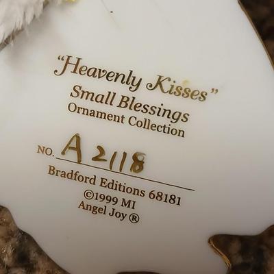 Christmas - Bradford editions Angel Joy ornaments - Ganz white iridescent angels - Remote candles - and more