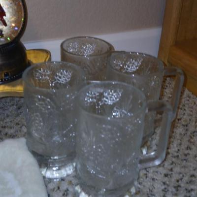 Christmas - Lantern snowman - pine mugs - pine cone towels - cardinal electric music snow globe and more