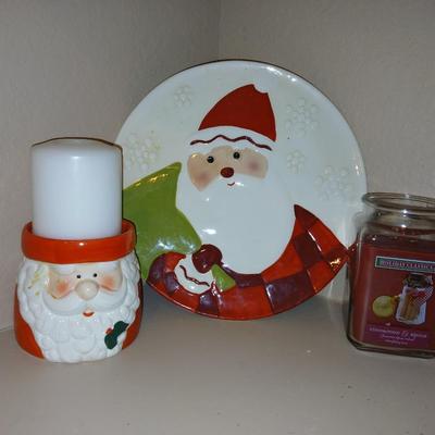 Christmas - Kitchen items - platters & Trays - linens - Table cloths- small stockings - and more