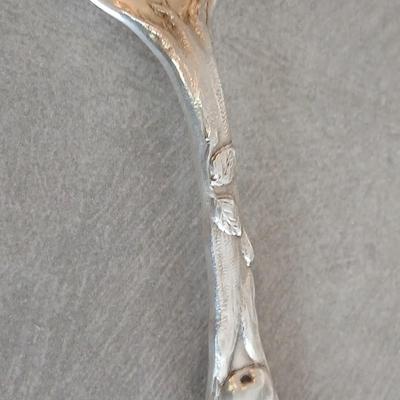 Sterling marked spoon Geography class 1908