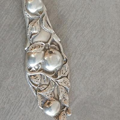 Sterling marked spoon Geography class 1908