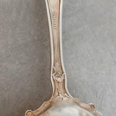 Sterling "M" marked spoon
