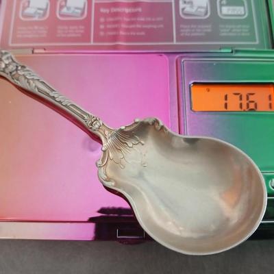 Sterling "M" marked spoon