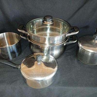 Stainless steel cooking pots Oneida - Farberware