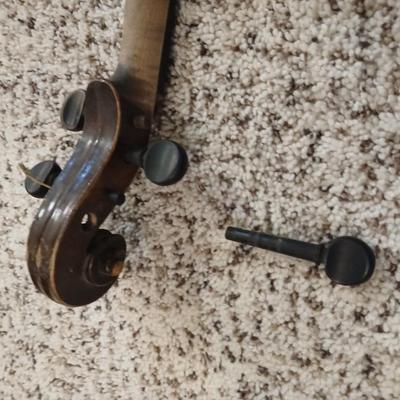 Antique Violin fiddle Amati, Peslini 1820 marked inside - Joh Bapt Schweitzer VIOLIN H Amati Pestini