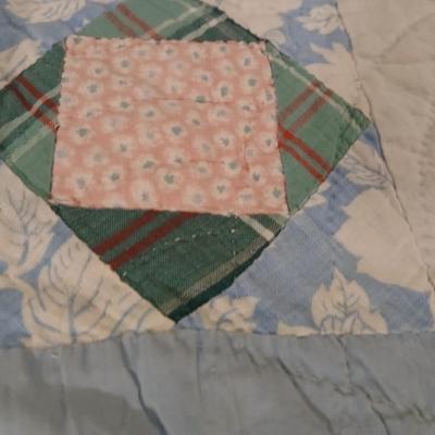 Two antique handmade quilts