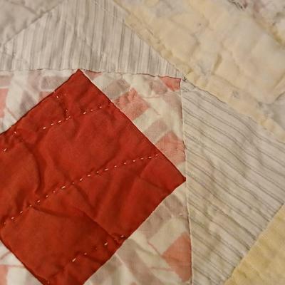 Two antique handmade quilts