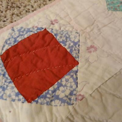 Two antique handmade quilts