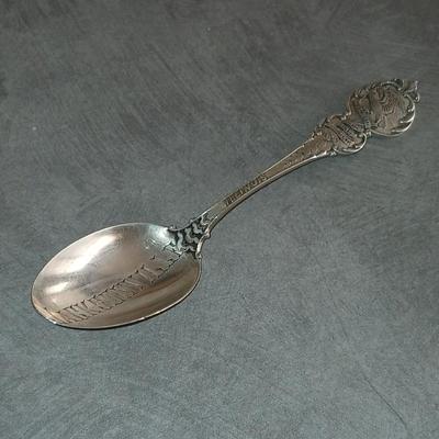 Jacksonville, Illinois sterling marked spoon