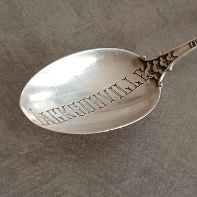 Jacksonville, Illinois sterling marked spoon