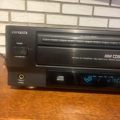 Sony AM/FM Receiver, Technics Dual Cassette & Aiwa 5 Disc CD Player (S-MG)