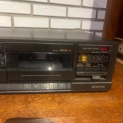 Sony AM/FM Receiver, Technics Dual Cassette & Aiwa 5 Disc CD Player (S-MG)