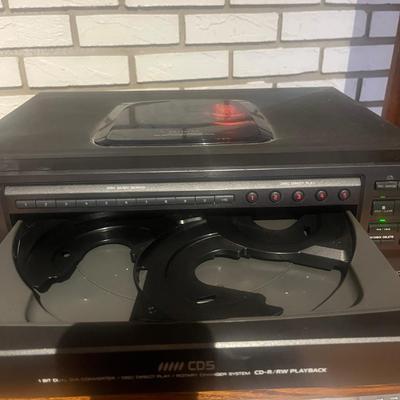 Sony AM/FM Receiver, Technics Dual Cassette & Aiwa 5 Disc CD Player (S-MG)