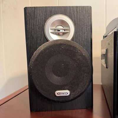 Jensen 3-Speed Stereo Turntable with CD and Cassette Music System - Collection of Vinyl included (UB-DZ)