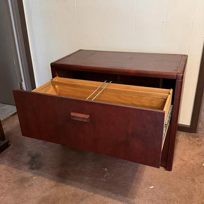 Two Drawer Wooden File Cabinet (UL-DZ)