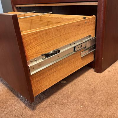 Two Drawer Wooden File Cabinet (UL-DZ)