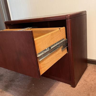 Two Drawer Wooden File Cabinet (UL-DZ)