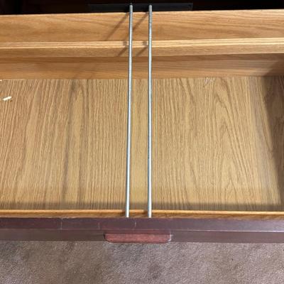 Two Drawer Wooden File Cabinet (UL-DZ)