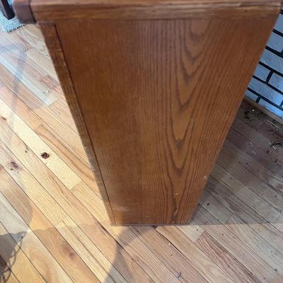 Wooden Bookcase With One Shelf (S-MG)