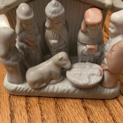 Vintage nativity scene