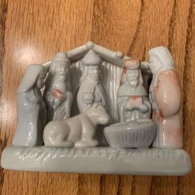 Vintage nativity scene