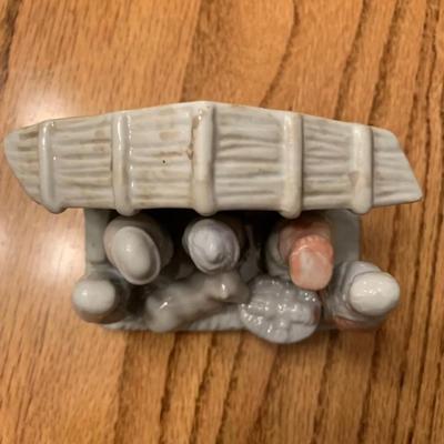 Vintage nativity scene
