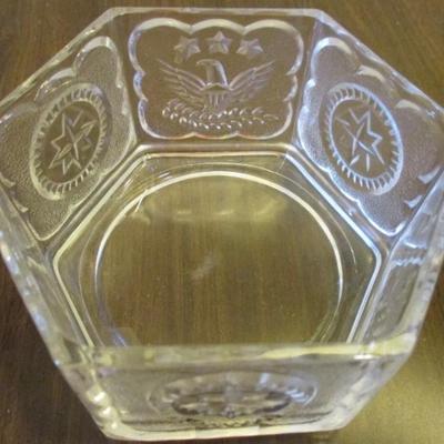 Vintage Indiana Glass candy dish with lid