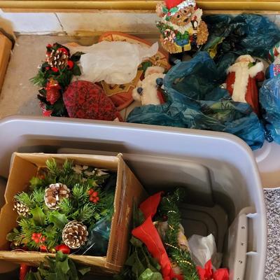 Christmas figurines collectables and Xmas decorations