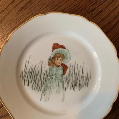 Antique Haviland Limoges 4-plate set