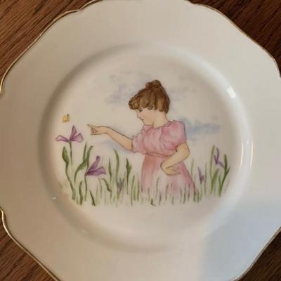 Antique Haviland Limoges 4-plate set