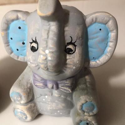 Vintage HP elephant salt & pepper shaker set