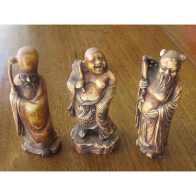 Set of 3 Immortal god figurines, Italy
