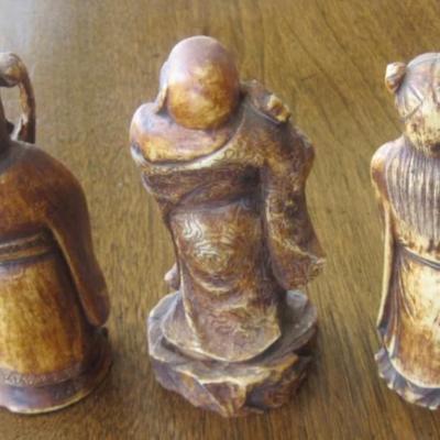 Set of 3 Immortal god figurines, Italy