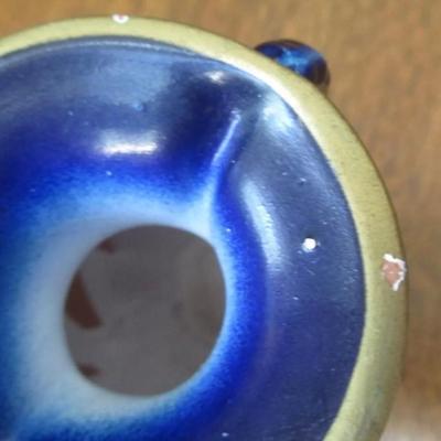 Vtg Greek Parthenon vase, handmade