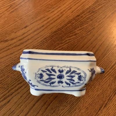 Antique “Wah Lee” porcelain covered dish