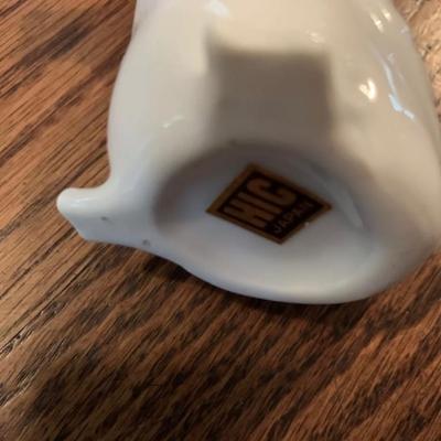 Vintage porcelain duck figurine creamer
