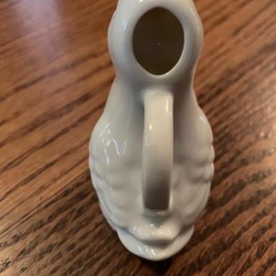 Vintage porcelain duck figurine creamer