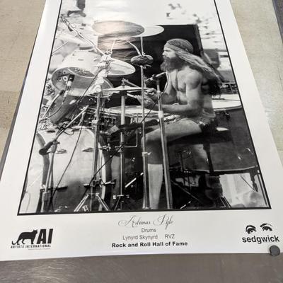 Artimus Pyle Lynyrd Skynyrd Drummer Poster Approx 36" x 41" #2