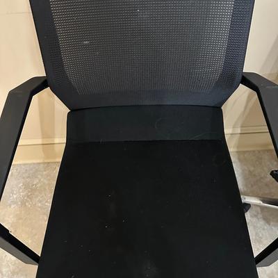 Pair of Mesh Back and Foam Cushion Office Chairs