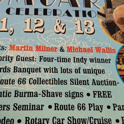Autographed Roadie Gathering Poster & The History Channel Great Race Poster