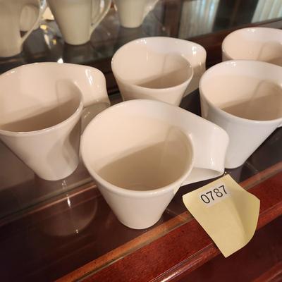 6 Villeroy & Boch New Wave Coffee Mugs Cups