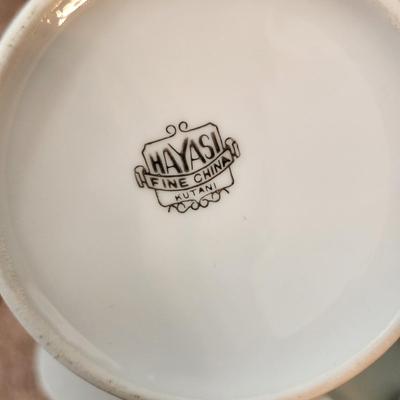 Collection of Tea Pots Cups Saucers Creamer Sugar Bowls Plates Gibsons, Johnson Brothers RS Germany Porcelain