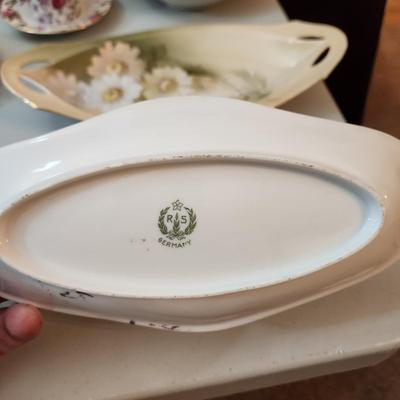 Collection of Tea Pots Cups Saucers Creamer Sugar Bowls Plates Gibsons, Johnson Brothers RS Germany Porcelain