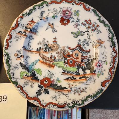 5 Ashworth Bros Brothers Hanley England Plates