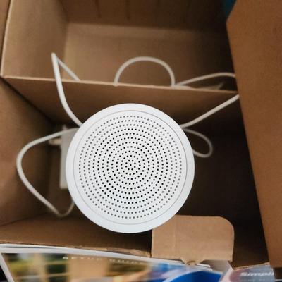 SimpliSafe Security Alarm System 2 Base Stations Motion Monitors Entry Systems batteries Sign