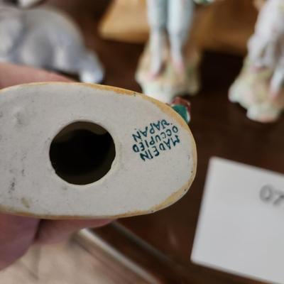 Lot of Collectibles Milk Glass Horse head Book Ends Elephants, Belleek, Lenox USA